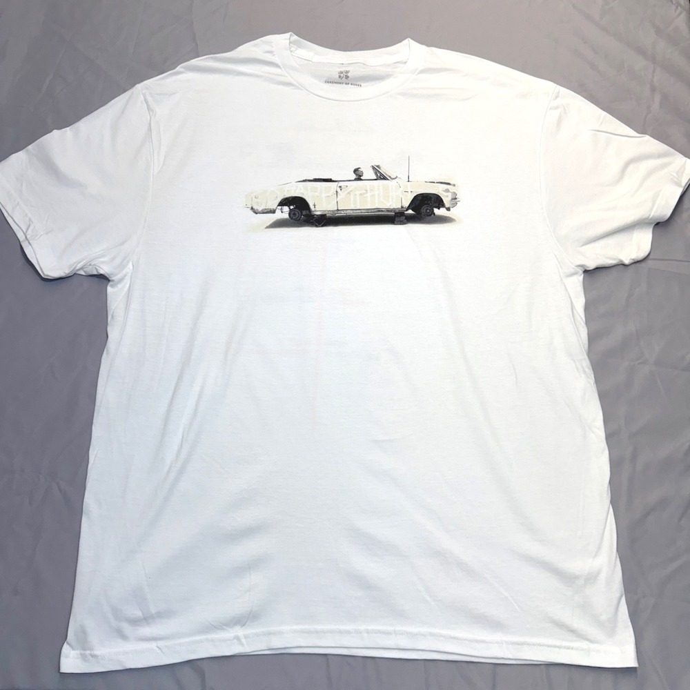 Bryan Adams So Happy It Hurts 2022‎ Tour Shirt Mens XL White Graphic Concert Tee